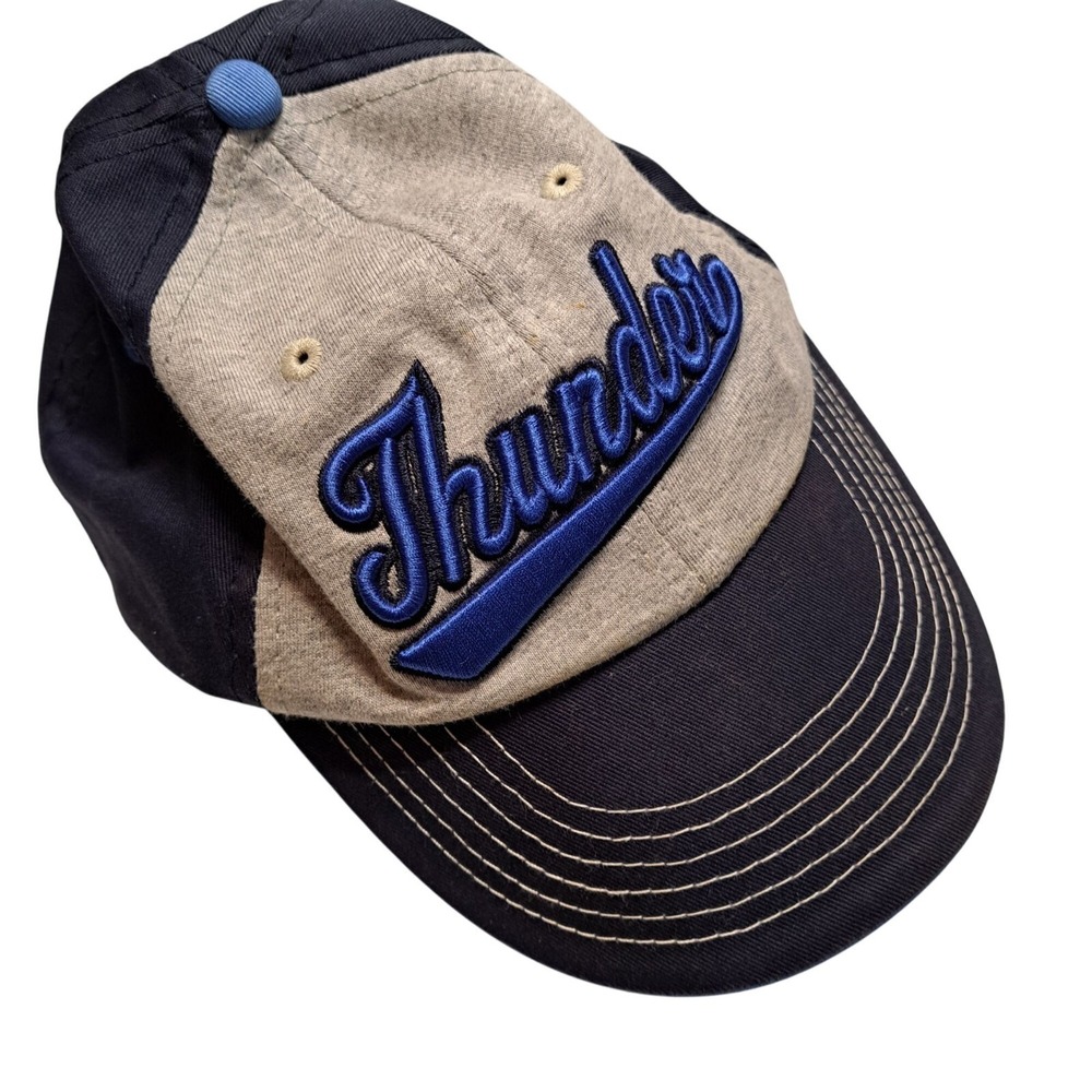 OKC Thunder NBA YOUTH Kids 4-7 cap hat Adidas Adjust‎ OSFM Oklahoma City Cotton